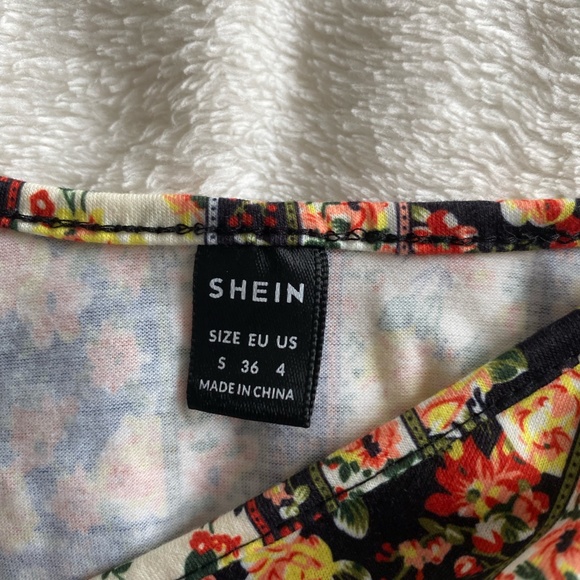 Shein Floral Tank- Tie Up - Picture 4 of 5